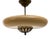 Swedish Grace Brass and Glass Ceiling Lamp by Harald Notini for Böhlmarks, 1929 For Sale