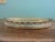 Vintage Metal Filigree Large Oval Mirror Vanity Tray Brass Finish For Sale - Image 4 of 18