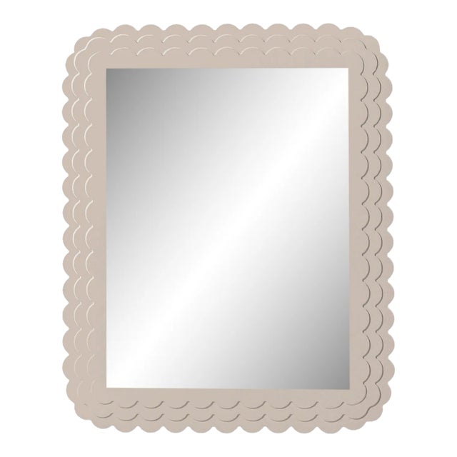 Fleur Home Carnival Krewe Rectangle Mirror in Elephant's Breath, 36x48 For Sale