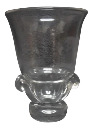Vintage George Thompson for Steuben Vase With Scroll Base