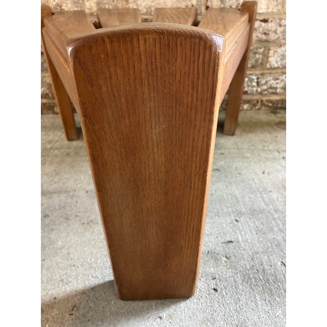 1960s Brutalist Wooden Side Table, Netherlands For Sale - Image 16 of 18