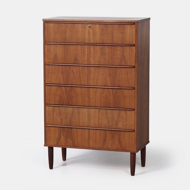 Danish Teak Chest of Drawers, 1960s For Sale - Image 11 of 11