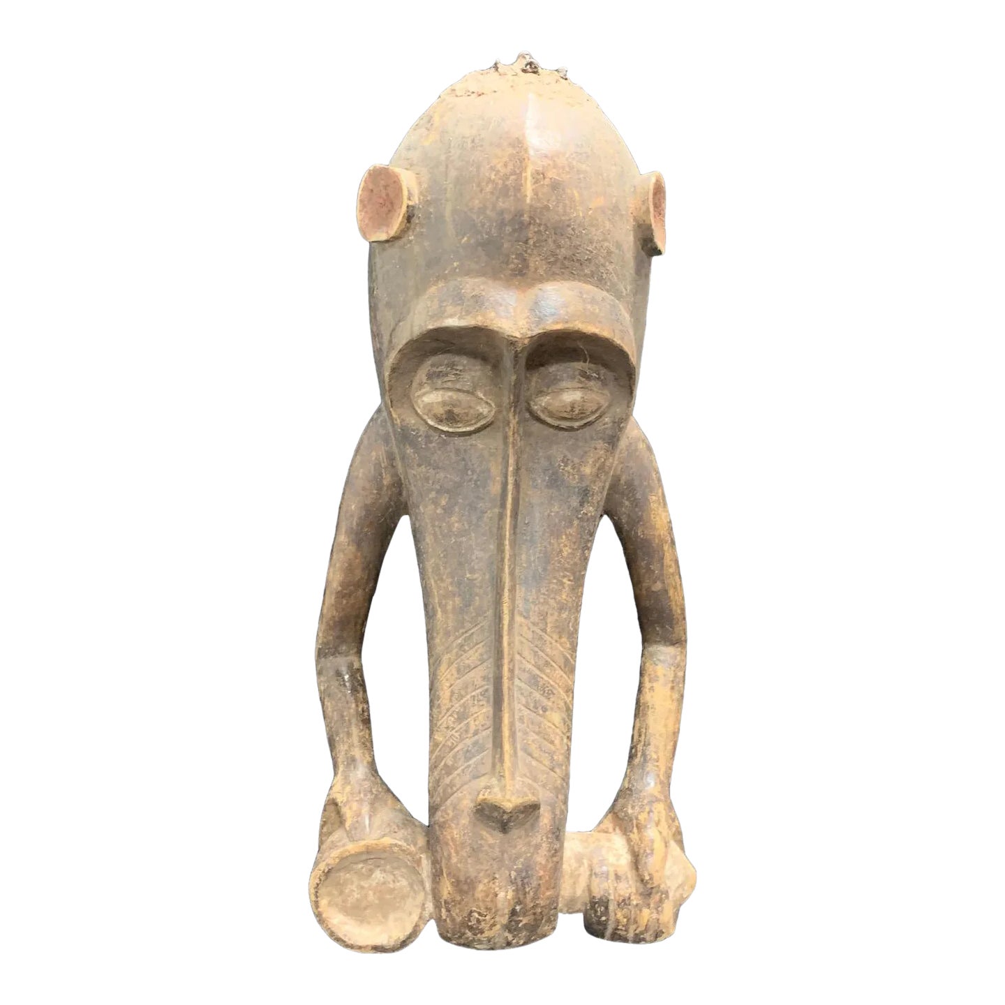 African Tribal Art Senufo Mask | Chairish