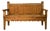 19th Century Rustic Alder Wood Bench For Sale