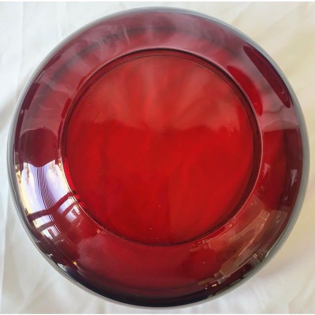 Vintage Arcoroc Ruby Red Glass Dish Set Set of 18 Chairish