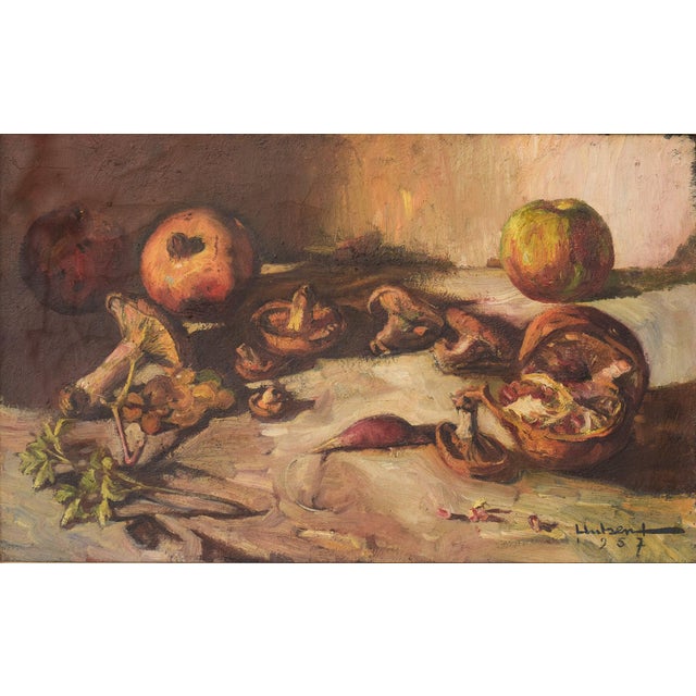 Y Un Rabano (And One Radish), Oil on Canvas For Sale