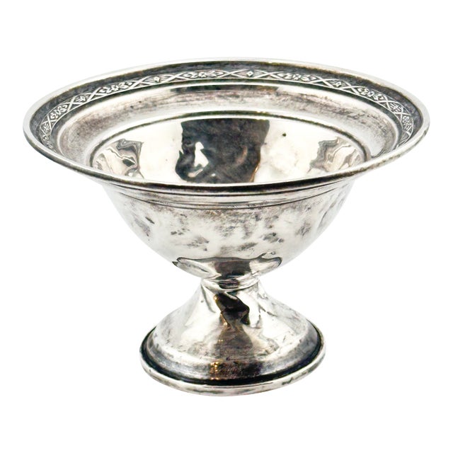 Vintage HGS Company Weighted Sterling Silver Candy Dish For Sale