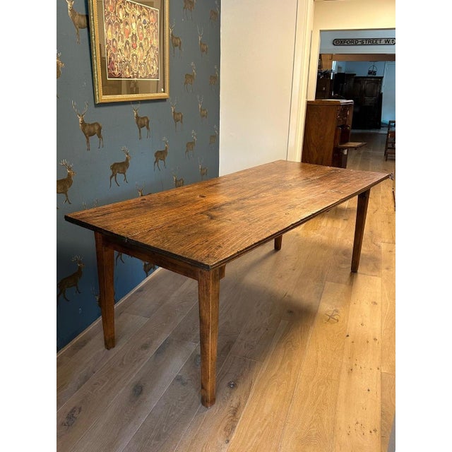Vintage Farmhouse Table, 1890s For Sale - Image 9 of 11