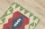 Green 1960s Tribal Geometric Red and Green Kilim Rug For Sale - Image 8 of 13