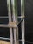 Billy Baldwin Style Pagoda Design Top Polished Nickel and Brass Etagere For Sale - Image 4 of 8