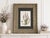 A striking antique Victorian frame featuring a French botanical print titled “Callune Vulgaire” (Calluna vulgaris), more...