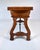 1960s 20th Century Spanish Fold Out Dining and Console Table With Iron Stretcher and Two Drawers For Sale - Image 5 of 17