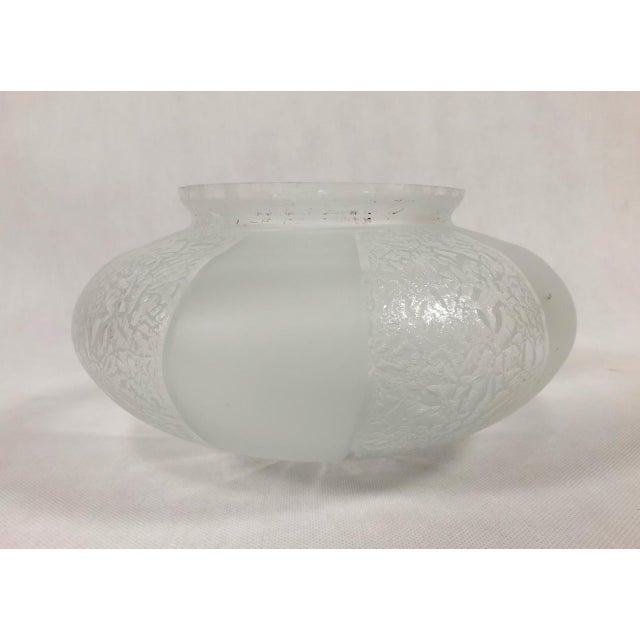 Art Nouveau Brass & Crystal Glass Ceiling Lamp, 1910s For Sale - Image 10 of 15