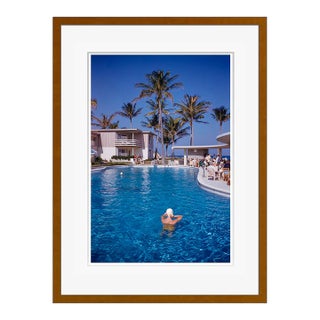 Toni Frissell 'At La Coquille Club' Archival Pigment Print Framed in Brown For Sale