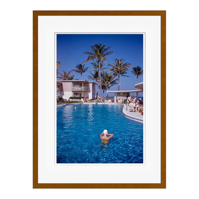Toni Frissell 'At La Coquille Club' Archival Pigment Print Framed in Brown For Sale