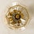 Flower Shaped Flush Mount in Clear Glass and Brass from Limburg, 1970 For Sale - Image 10 of 16