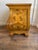 1960s American of Martinsville Olive Ash Burl "Bombe" Nightstand – Authentic Vintage For Sale In Phoenix - Image 6 of 10