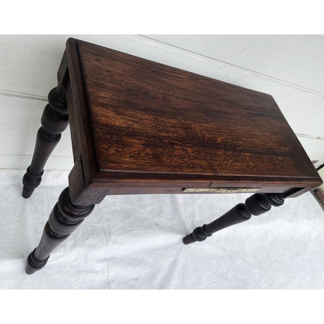 Antique oak table after gentle renovation | solid wood | circa 1900–1930 | rustic / neo-renaissance style a solid, massive...