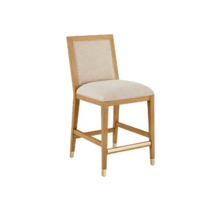 Currey & Company Santos Sea Sand Side Chair, Liller Malt For Sale
