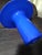 Alessandro Pianon C. 1960 Blue Glass Lattimo Sun Pendant Lamp Shade by Alessandro Pianon for Vistosi For Sale - Image 4 of 18