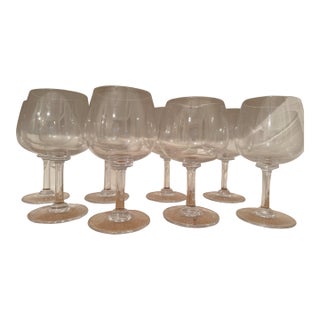 Simon Pearce Woodstock Balloon Wine Glasses- Set of 8 For Sale