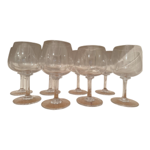 Simon Pearce Woodstock Balloon Wine Glasses- Set of 8
