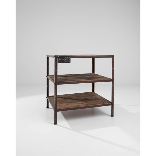 20th Century French Metal and Wooden Work Table For Sale - Image 18 of 18