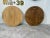 Metal Pair of Italian Large Round Brass Framed Wall Mirrors, 1950s For Sale - Image 7 of 8