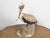 Midcentury Painted Concrete Pelican Sculpture on Base with Distressed Patina For Sale - Image 10 of 12