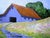 Santa Cruz Barn 16x20 Art Lynne French California Farm Landscape Painting O/C For Sale In Orlando - Image 6 of 6