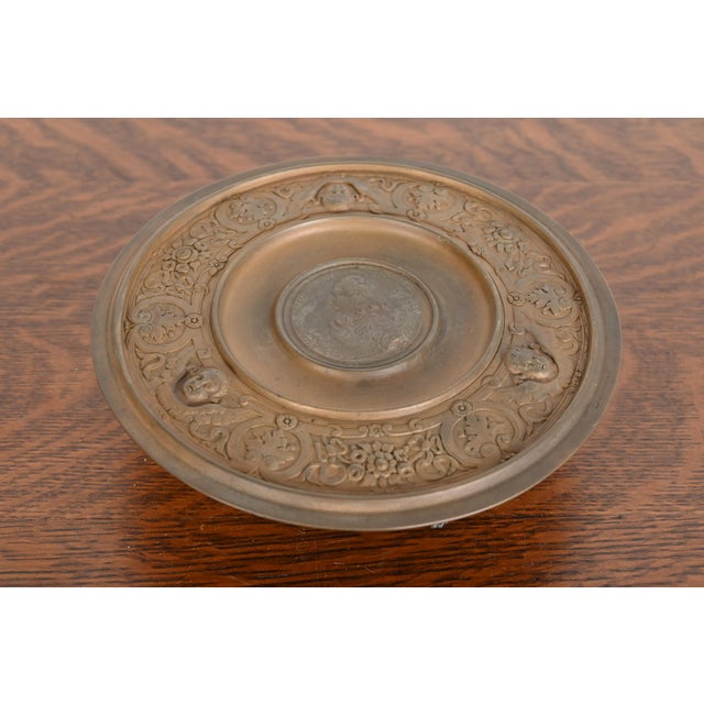 Tiffany & Co. Antique Victorian Bronze Footed Centerpiece Dish or Tazza, Circa 1890s For Sale - Image 12 of 12