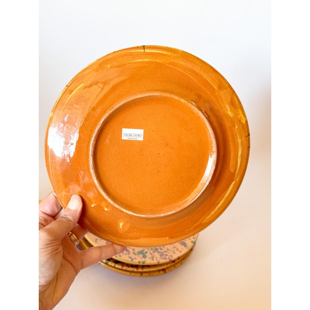Vintage Splatterware Dinner and Salad Plates, Made in Italy for Neiman Marcus For Sale In Dallas - Image 6 of 10