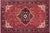 Red Medallion Persian Tabriz Red/Blue Wool Rug - 7'5'' X 10'3'' For Sale - Image 8 of 10