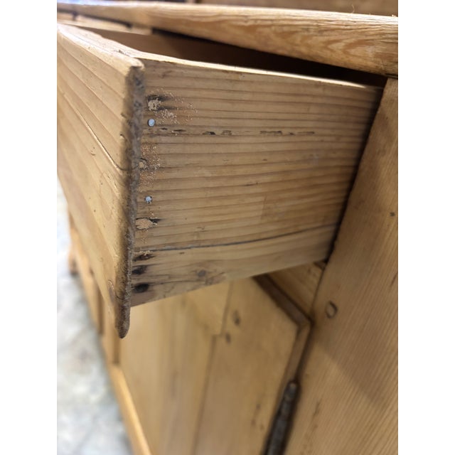 19th Century European Pine Housekeepers Cabinet For Sale In Naples, FL - Image 6 of 7
