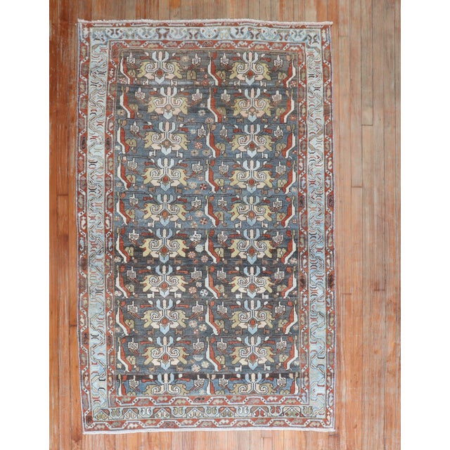 Antique Bakhtiari accent Rug circa 1930 Details rug no. j2265 size 4' 4" x 6' 9" (132 x 206 cm)