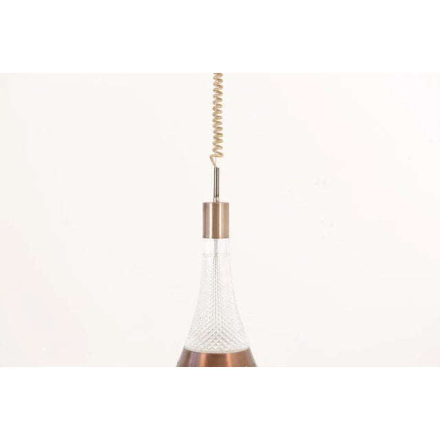 Azucena Italian Pendant Lamp by Luigi Caccia Dominioni for Azucena, 1960s For Sale - Image 4 of 8