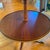 Duncan Phyfe Round Tier Three Leg Regency Salon Table With Gold Claw Feet and Gold Accent For Sale - Image 4 of 18