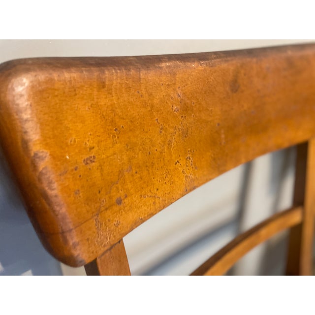 Vintage Bauhaus Chairs in Beech, 1950s, Set of 4 For Sale - Image 17 of 18