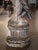 Mid Century French Cast Stone Eagle Garden Sculpture on Pedestal For Sale - Image 4 of 10