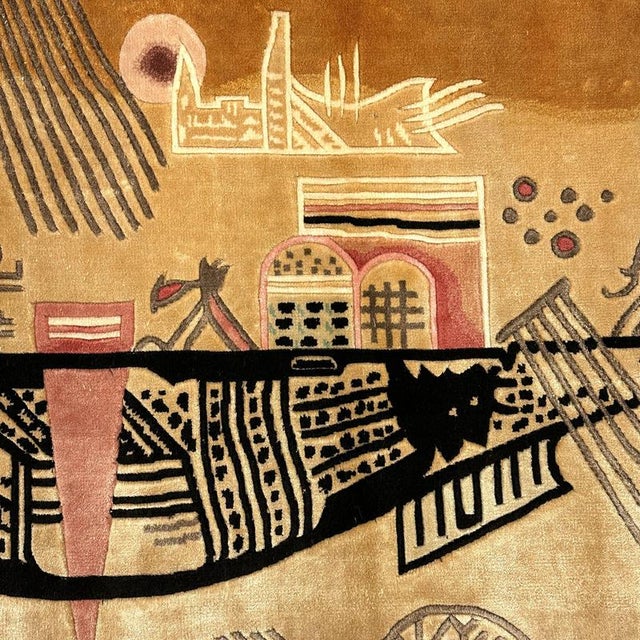 Hand Woven Tapestry after Kandinsky, 1970s For Sale - Image 4 of 12