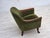Norwegian Armchair in Green Furniture Fabric and Teak Wood, 1970s For Sale - Image 11 of 18
