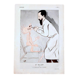 Georges Breitel "Dr. Gillet" Fantasio 1923 Magazine Print