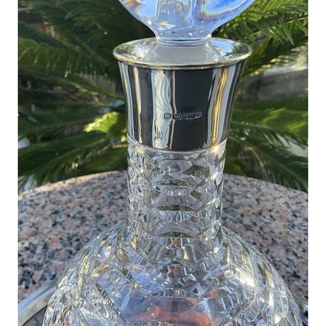 Crystal Sterling Silver Hogget Port Decanter from Stuart, 2000 For Sale - Image 13 of 15