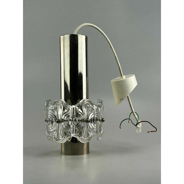 Mid-Century Modern Mid-Century Space Age Glass Ceiling Pendant Lamp For Sale - Image 3 of 12