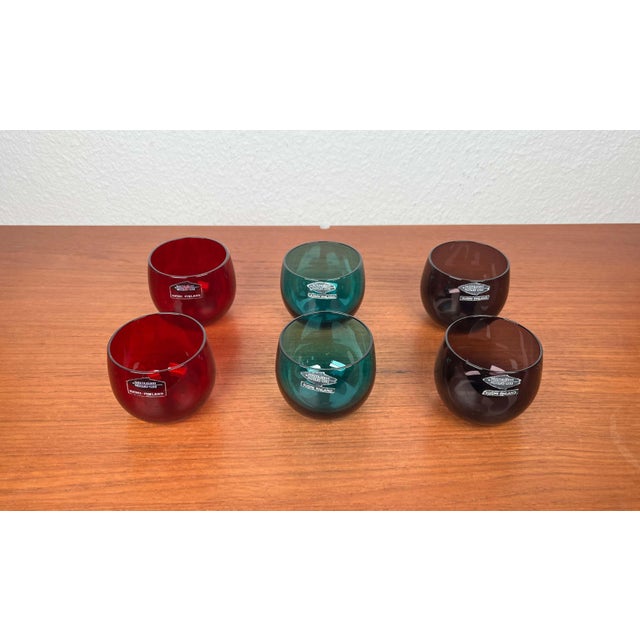 Mid-Century Modern Drinking Glasses from Nuutajärvi Notsjö, Finland, 1960s, Set of 6 For Sale - Image 15 of 18