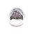 18ct White Gold Pink Sapphire and Diamond Dress Ring 3.74ct 17.85g, Size 7.75 For Sale - Image 10 of 11