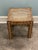 Indian Indian Square Stool With Cane Seat For Sale - Image 3 of 7