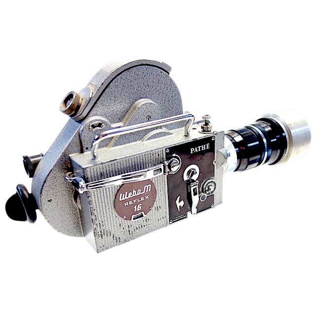 PATHE ビンテージカメラ 1950s Pathe French Motion Picture Camera Decorative Display