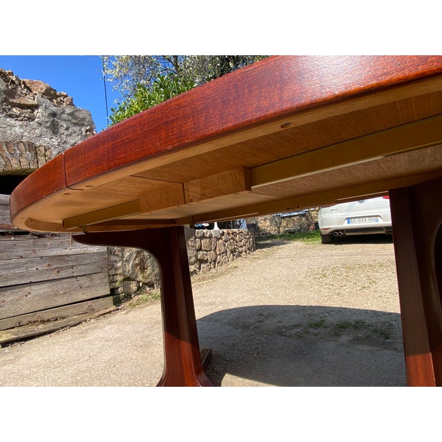 Scandinavian Baumann Round Oval Table in Rosewood, 1960s, Set of 3 For Sale - Image 11 of 18