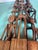 1960s African Ebony Stick Totem Figures, Malawi Tribal Wooden Sculptures 3 Pc For Sale - Image 12 of 15
